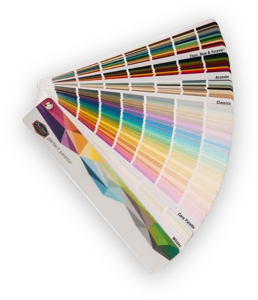 Dunn Edwards color palettes fan.