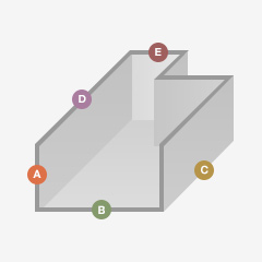 Paint calculator L shape room dimensions