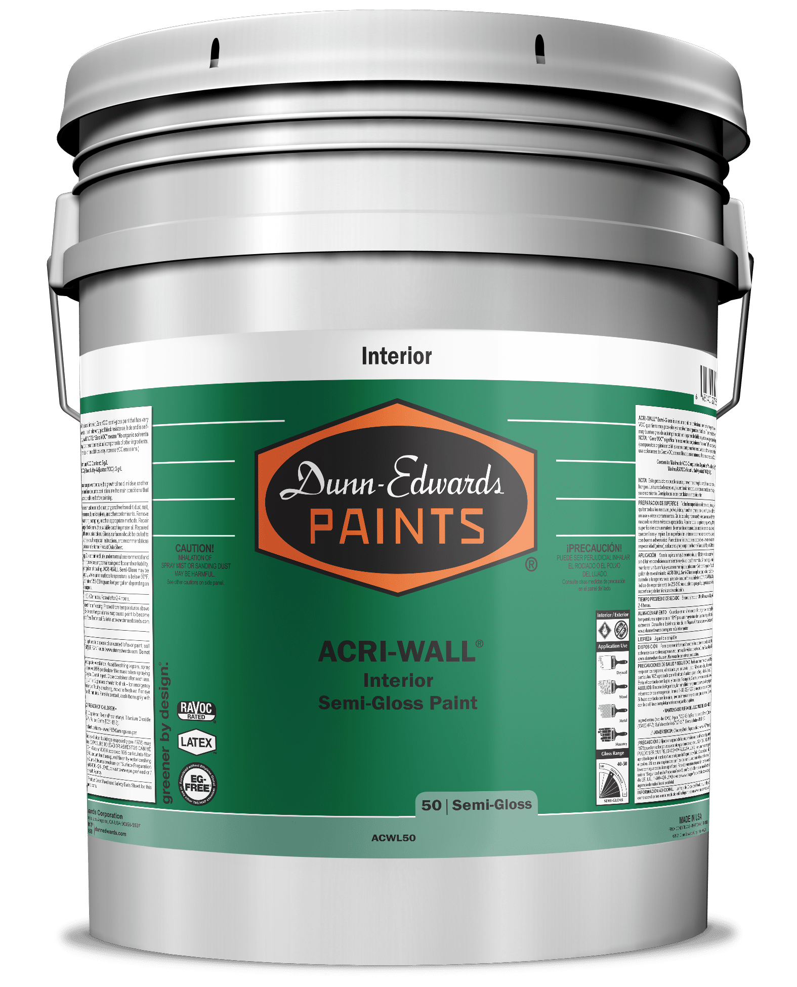 ACRI-WALL Interior Semi-Gloss Paint Can