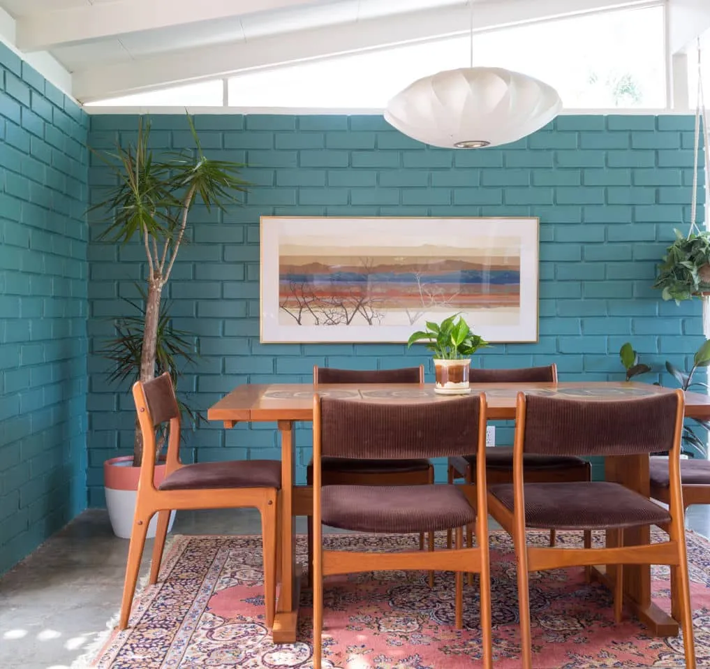 A dining room table