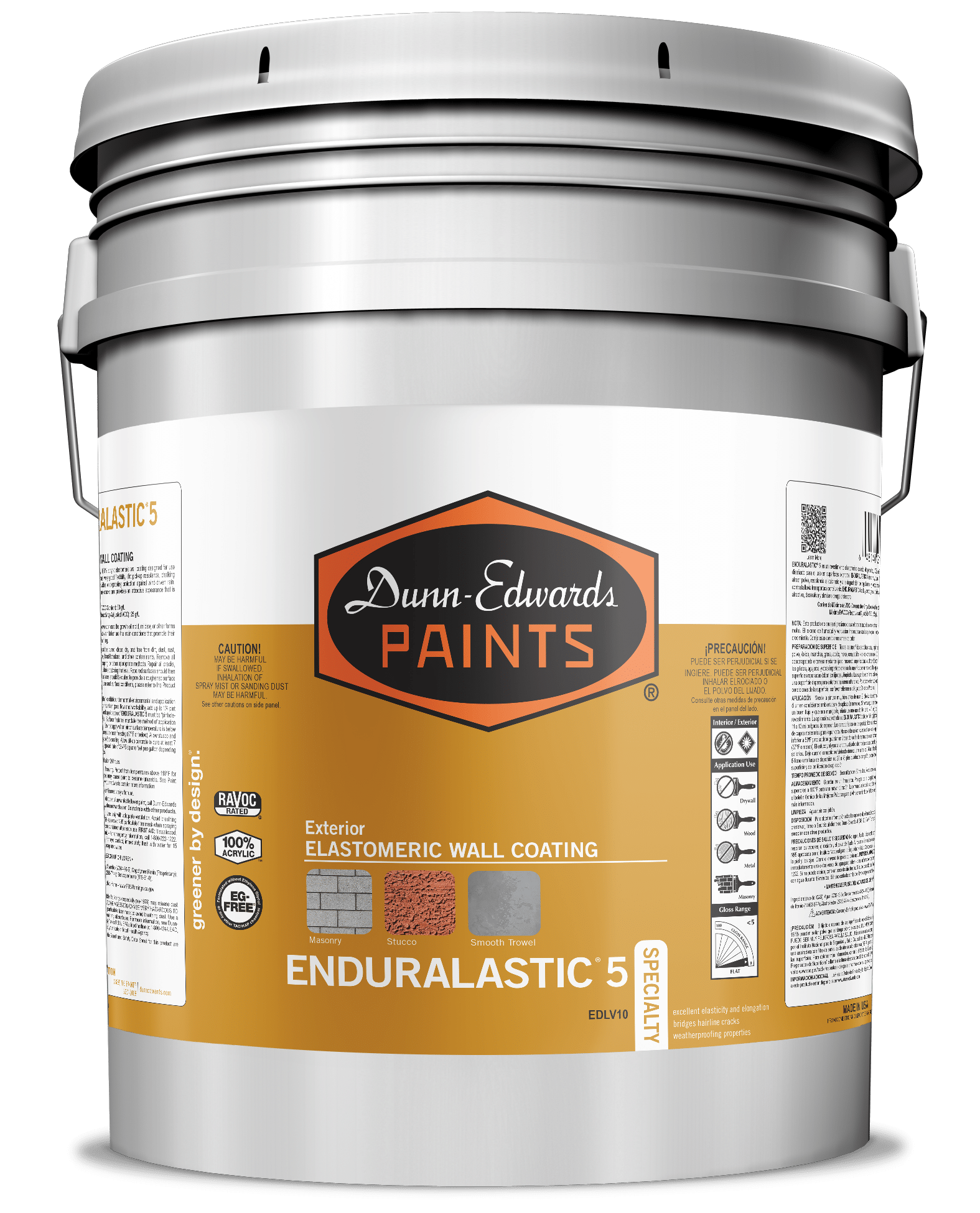 ENDURALASTIC 5 Exterior Elastomeric Wall Coating Can