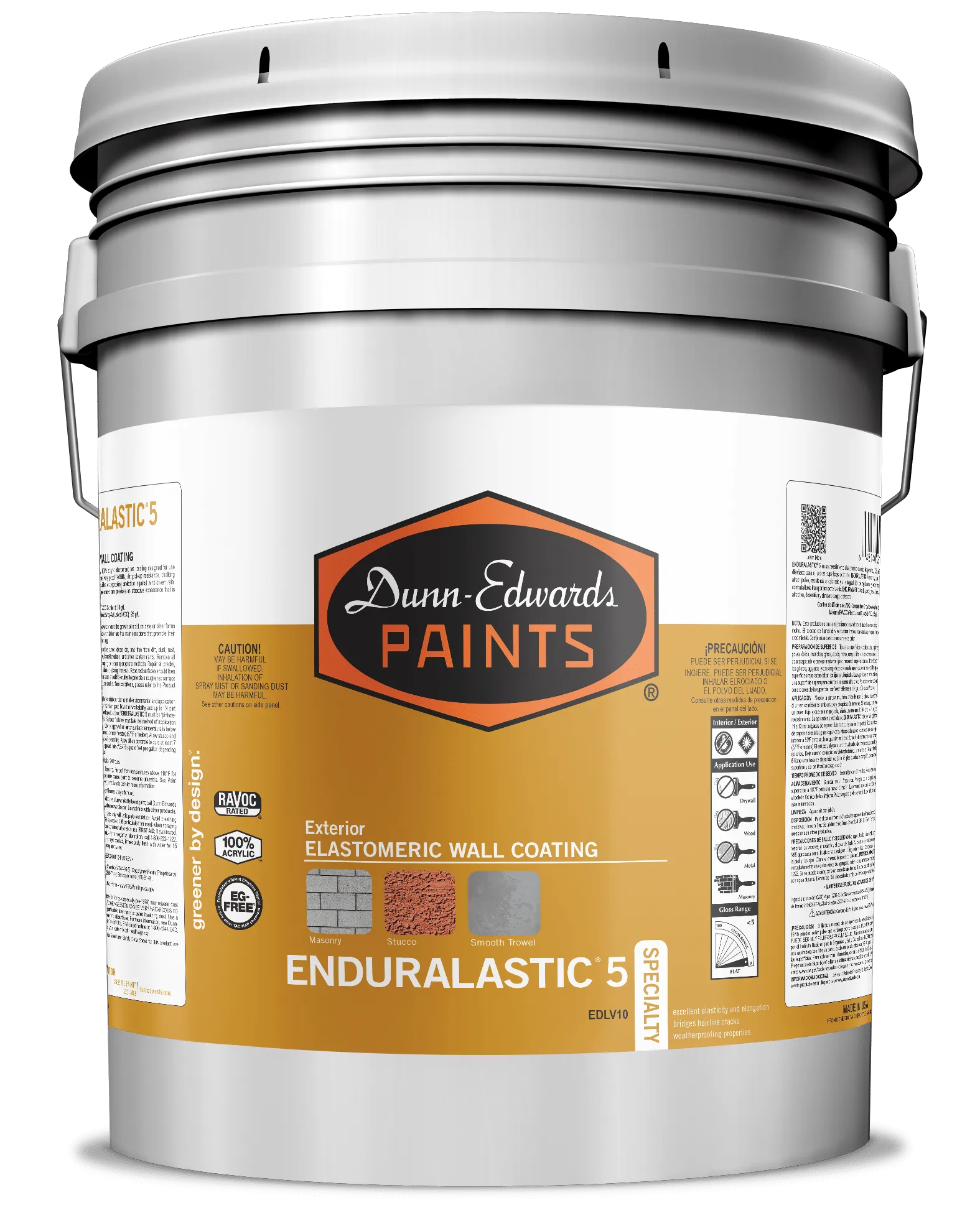 ENDURALASTIC 5 Exterior Elastomeric Wall Coating Can