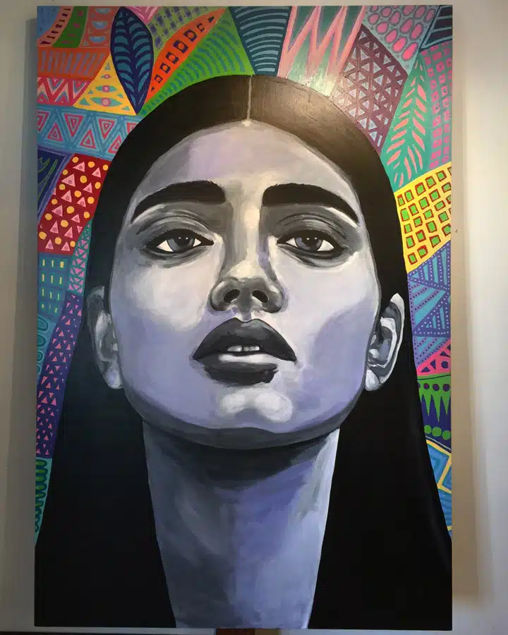 10 A person wearing a mask