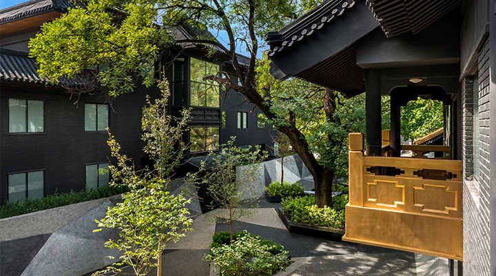 A statue of a house
