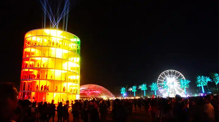 Coachella-9_720x400 A lit up city at night