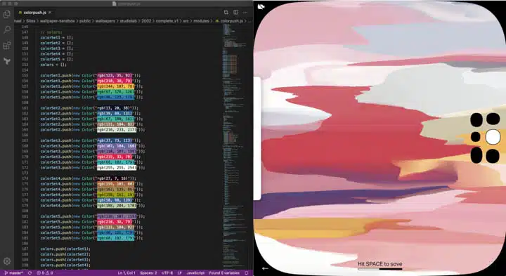 Color_Push-720px Graphical user interface