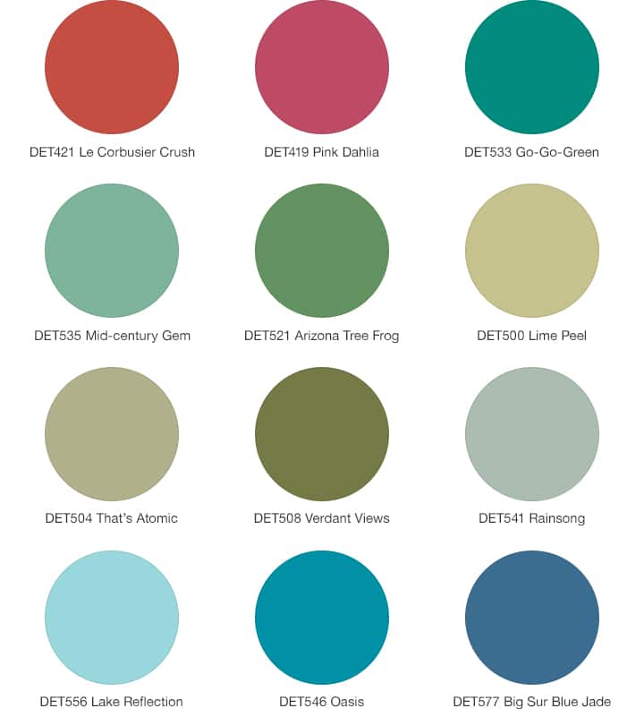 Key Experimental Colors
