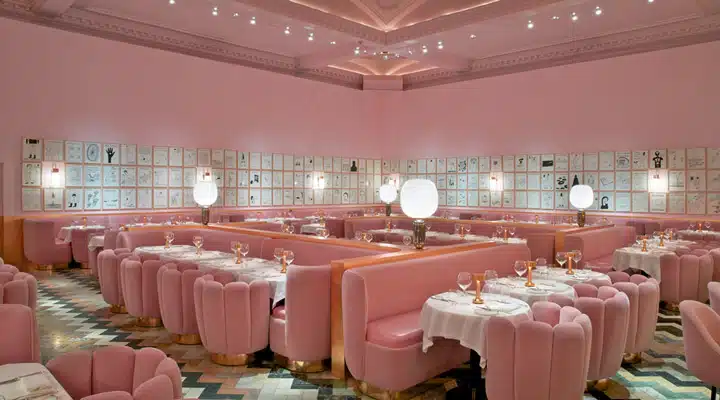 DS_gallery_2 A group of pink flowers on a table