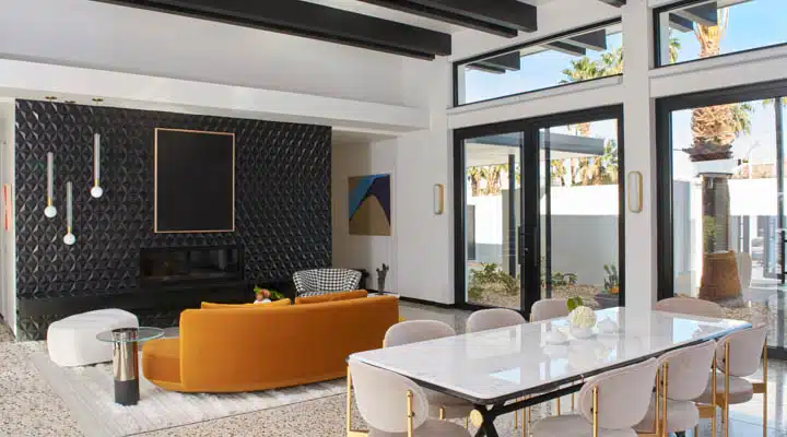 DunnEdwards_02282020_6244-720x400 A dining room table in front of a window