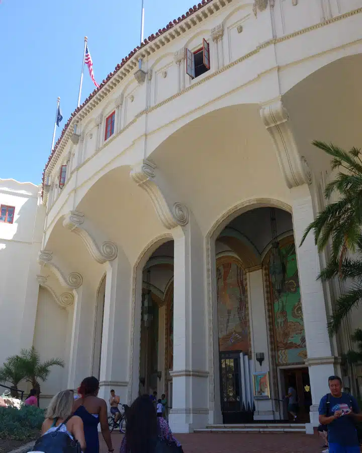 Exterior-3 A group of people standing in front of a building