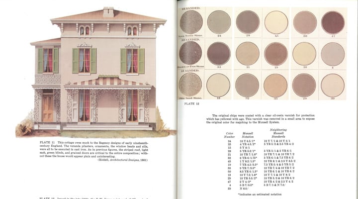 F.W. Devoe paint Card