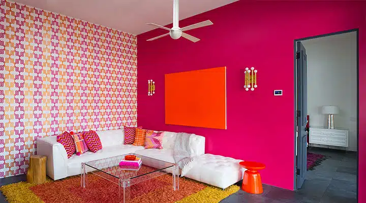 GoldenState_ModernismWeek_8 A living room filled with furniture and a flat screen tv