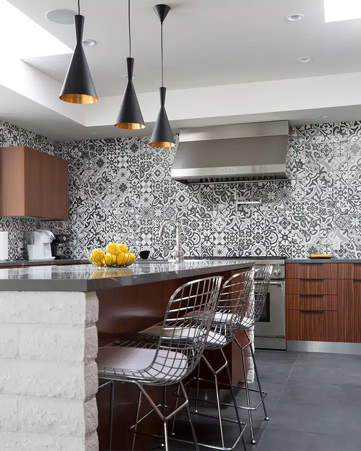 GoldenState_ModernismWeek_9 A kitchen with a glass of wine