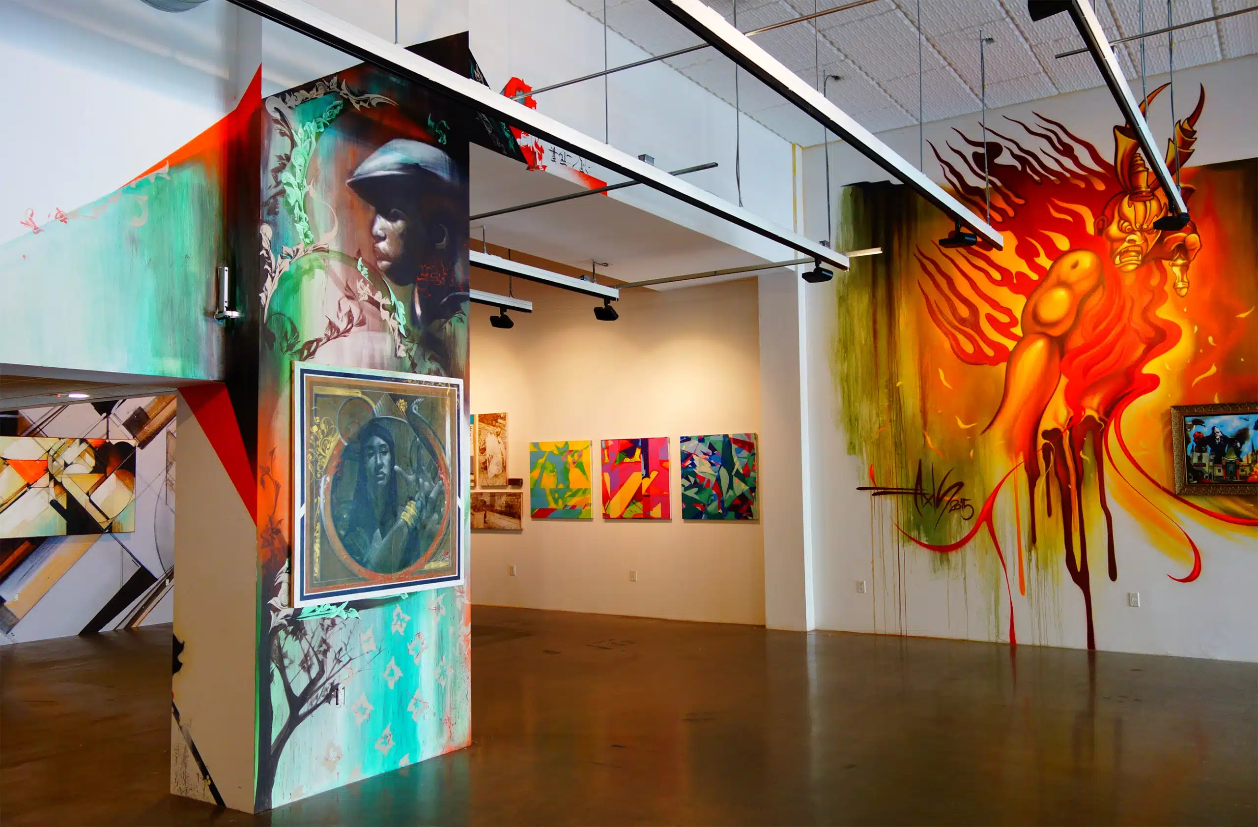 Colores de inspiración de la exposición Graffiti