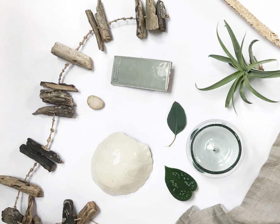 A group of items on a table