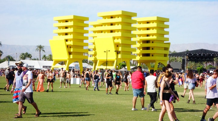 A group of people playing a game of frisbee