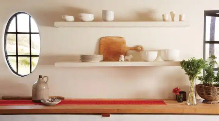 Organic-Palette A vase with flowers in front of a mirror