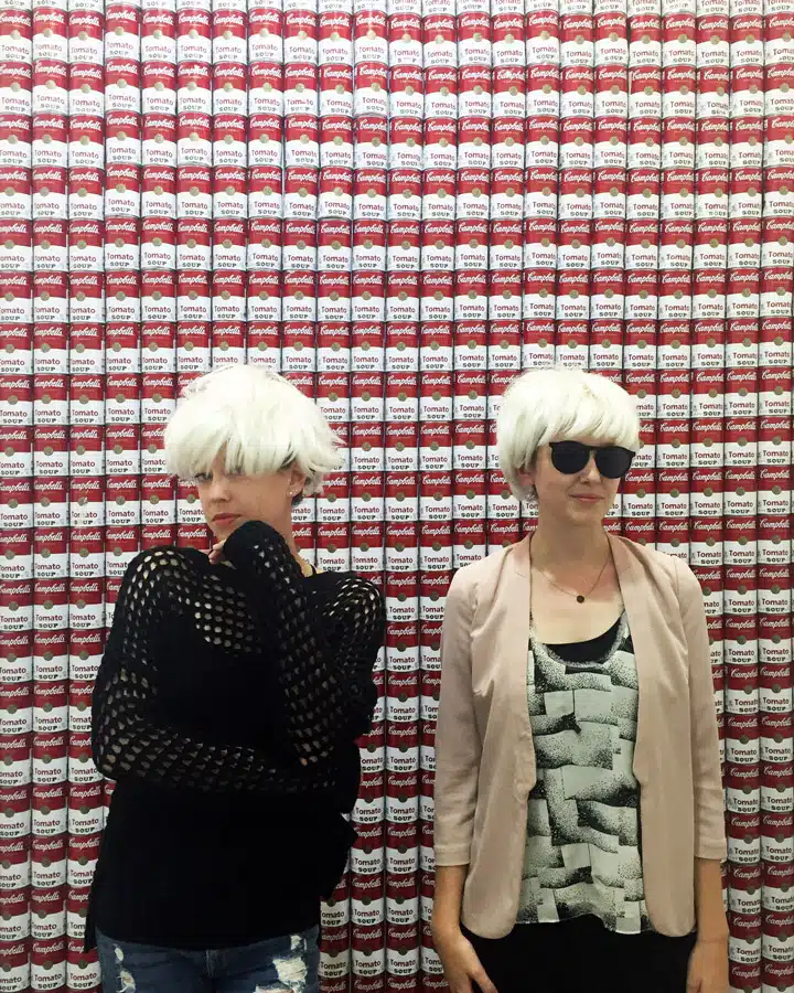 Photo-op A couple of people standing around each other