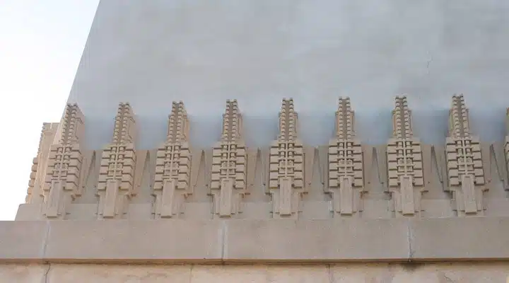 Roof A large stone building