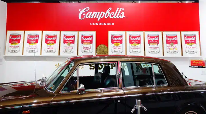Warhol-2 A car on display