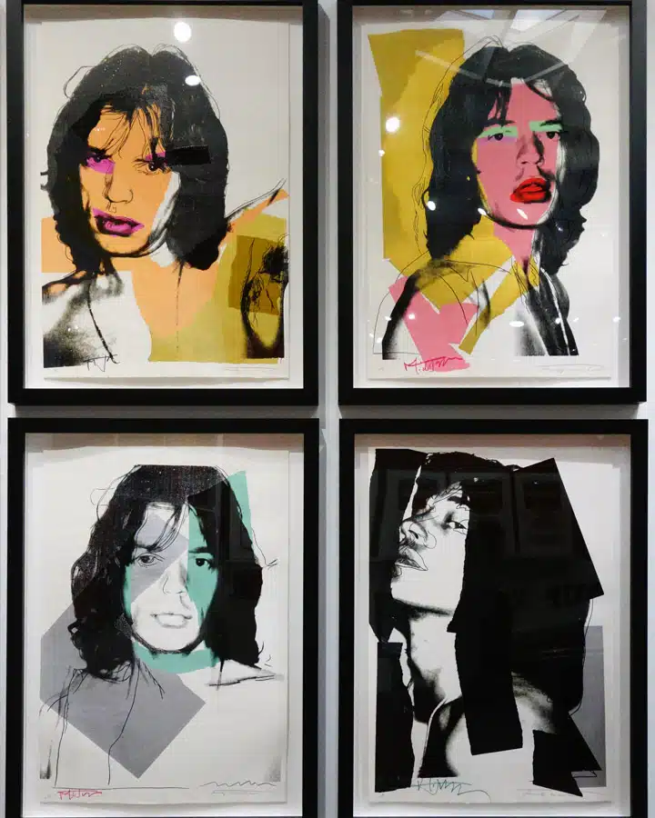 Warhol-3 A group of people posing for a photo