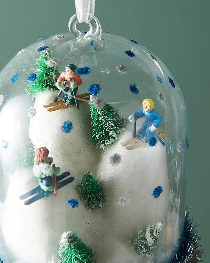 anthropologie-winter-wonderland-2 A decorated cake on a table