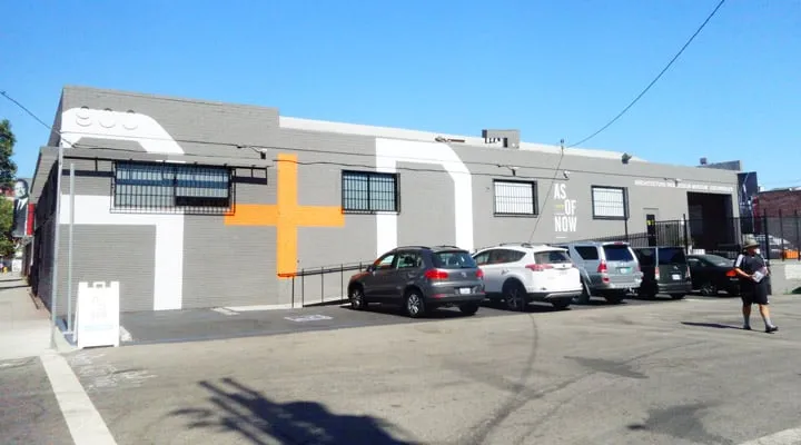 exterior A car parked in a parking lot