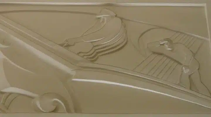 post_office_santa_barbara_ca5_relief_2 A close up of a tub