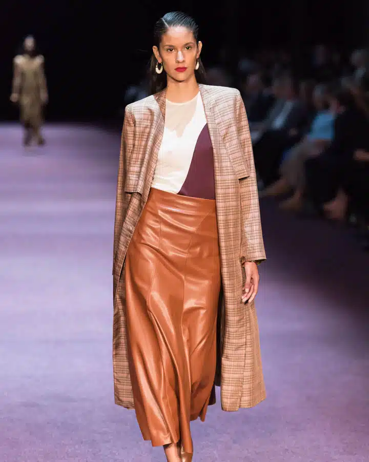 Melbourne Fashion Festival: Runway 2 A person wearing a suit and tie