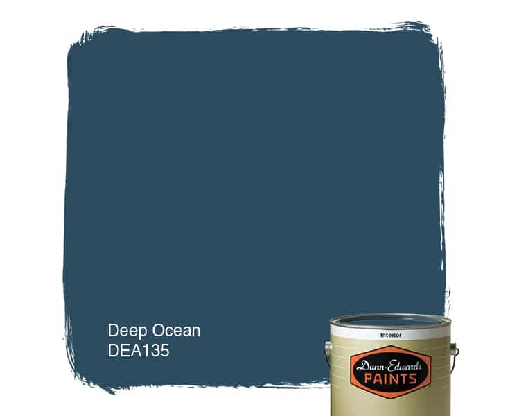Deep Ocean Paint Color DEA135 DunnEdwards Paints