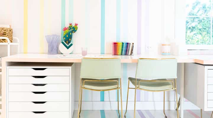 A room filled with furniture and a window