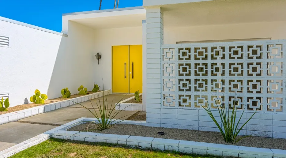 yellow door house