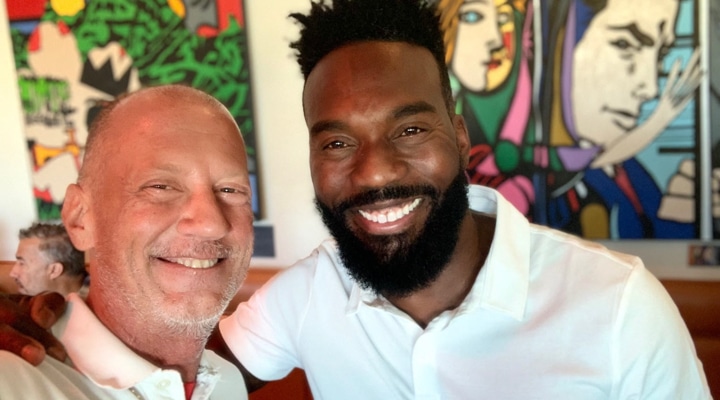 A man smiling for the camera