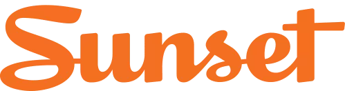 Logotipo de la revista Sunset