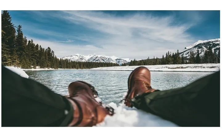 Una persona en el agua