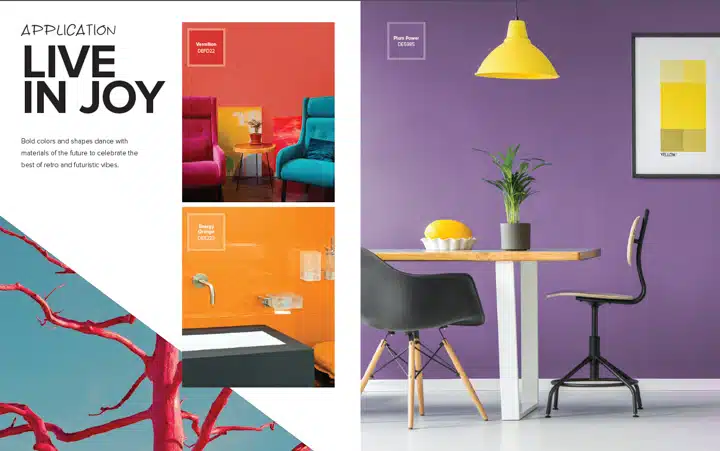 Una habitación llena de muebles y una lámpara