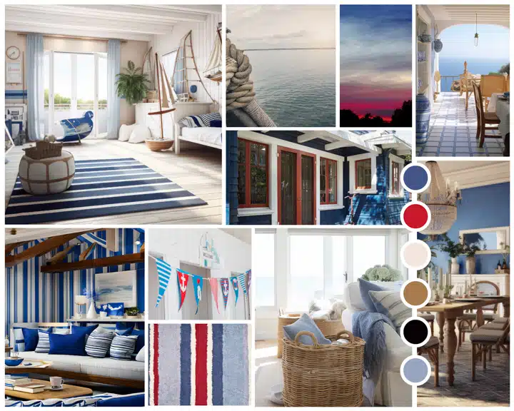 Una habitación llena de muebles y un jarrón sobre una mesa