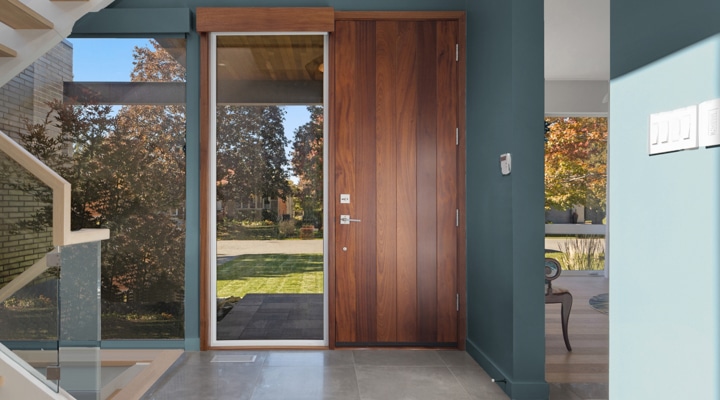 A view of a large window