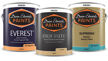 Dunn-Edwards Interior Paints Cans