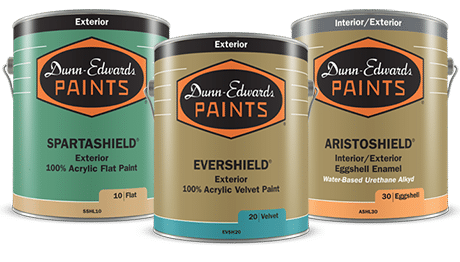 Dunn-Edwards Exterior Paints Cans