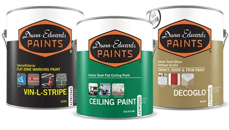 Latas de pinturas especiales Dunn-Edwards