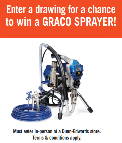 Dunn-Edwards sprayer-sweepstakes