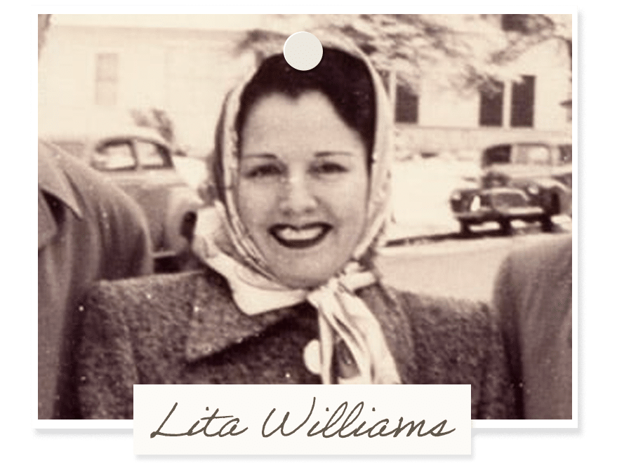 An old photo of a person