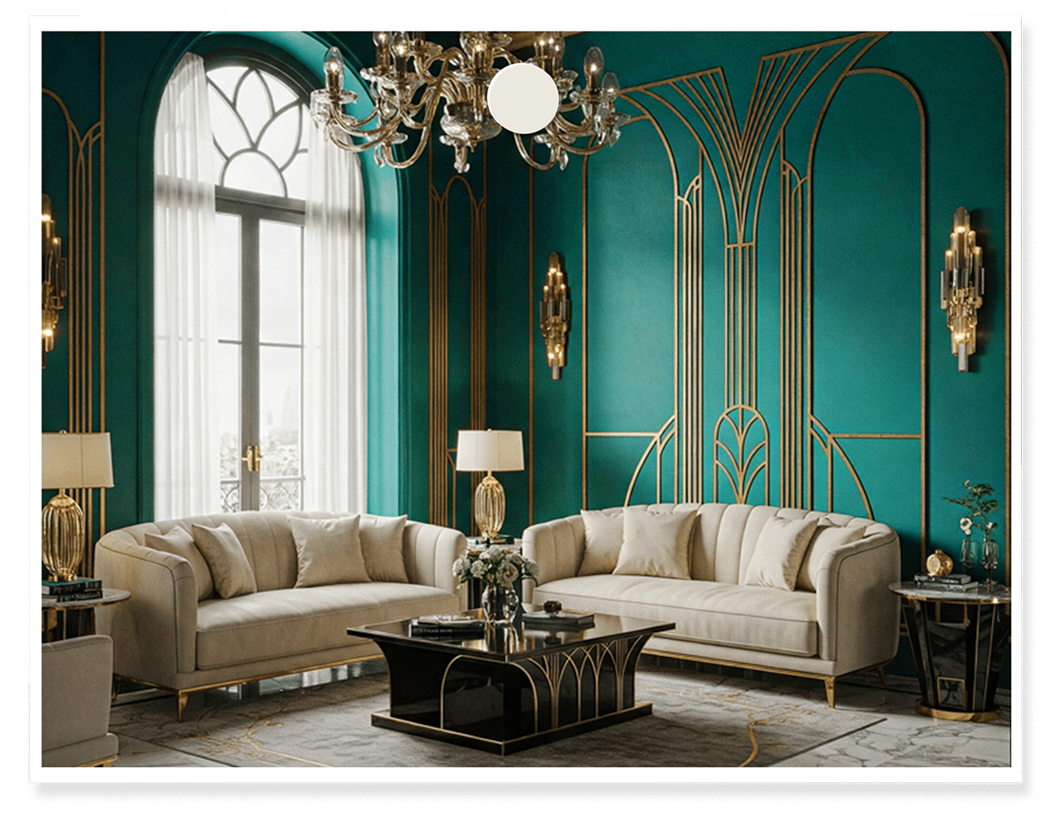 A living room filled with furniture and a large window