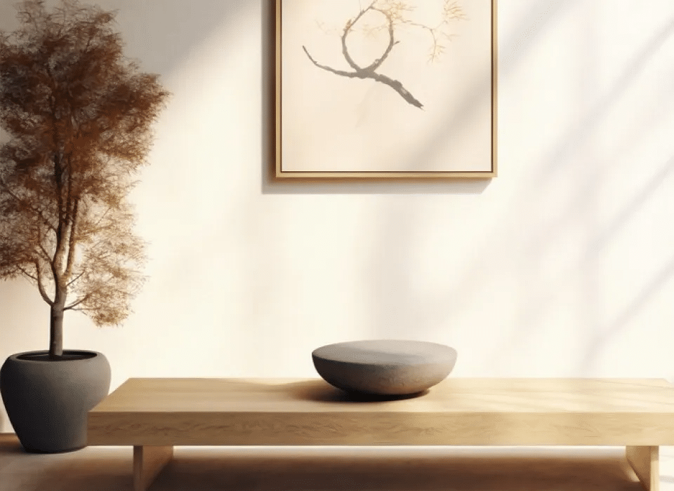A vase of flowers on a table