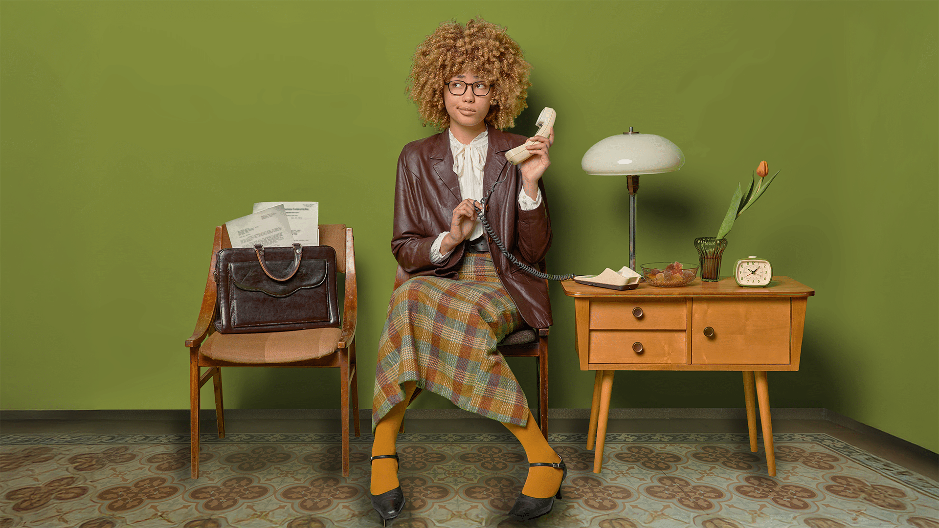 A person sitting on the floor