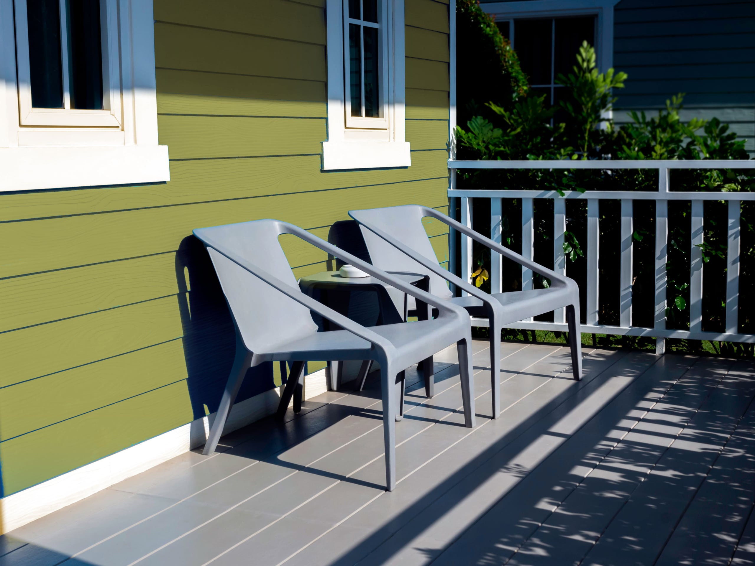 Gothic Revival Green Exterior