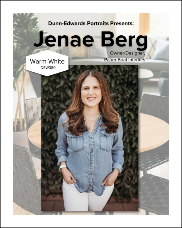 With an Interior Design degree from San Francisco State and nearly 20 years of experience in the industry, Jenae Berg (@paperboatinteriors) has grown from intern to founder of her own firm. Her journey has been packed with challenges, lessons on resilience, and a lot of designing along the way.In our latest Specs+Spaces® blog post, Jenae opens up about career hurdles, her go-to paint color, and the critical skills every designer should master. Read the full story by clicking the link in our bio! 🔗#dunnedwards #dunnedwardspaints #interiordesign #interiordesigner