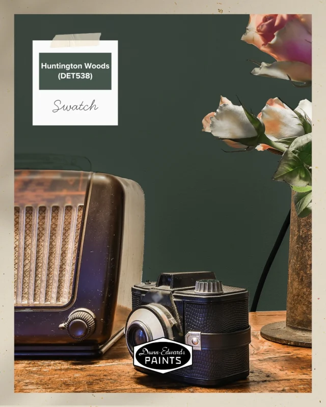 The way we design our spaces reflects the world around us and our 1945 Colors of the Decade palette embodies the strength, patriotism and practicality that defined the wartime era. As World War II reshaped daily life, paint was often rationed, leading to a preference for colors that were versatile, durable and easy to reuse. Patriotic tones remained popular, but appeared in more subdued, serious shades that suited the moment.From grounded shades like Huntington Woods (DET538), Natural Bridge (DE6194) and Nomadic Taupe (DE6192) to deeper, more expressive hues like Red Craft (DET423), Folklore (DET413) and Singing the Blues (DET576), this palette feels classic. Pair the palette with rich wood tones for a cozy, Dark Library aesthetic or mix in streamlined metals for a nod to vintage style.Swipe through to see how each shade can transform a space, whether interior or exterior, and leave a comment telling us your favorite ‘40s-inspired color. Plus, explore The Colors of the Decades on DunnEdwards.com/Decades (link in bio).#DunnEdwards #DunnEdwardsPaints #ColorsOfTheDecades #100YearAnniversary #ColorInspiration #ColorTrends