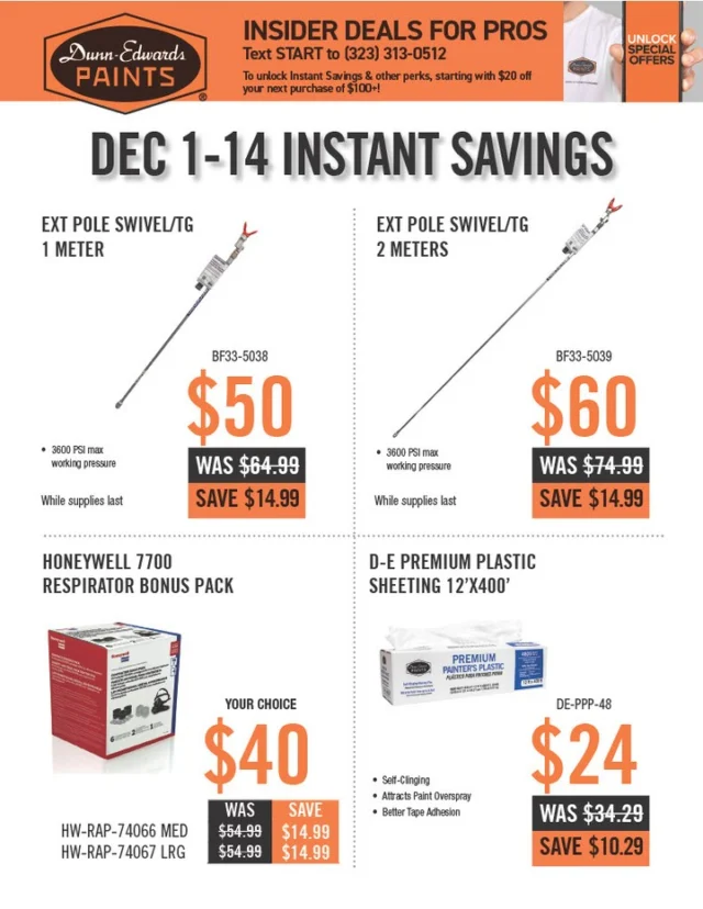 New deals today! Ask store/rep for details.ES:¡Nuevas ofertas hoy! Ver la tienda o el rep.